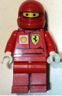 F1 Ferrari Pit Crew Member - with Shell Torso Stickers