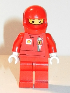 F1 Ferrari Pit Crew Member - with Torso Stickers on Front and Back