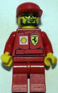 F1 Ferrari Engineer 2 - with Shell Torso Stickers