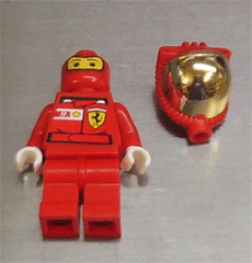 F1 Ferrari Pit Crew Member, Fuel - with Torso Stickers