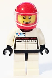 Porsche 911 GT Driver - Red Helmet