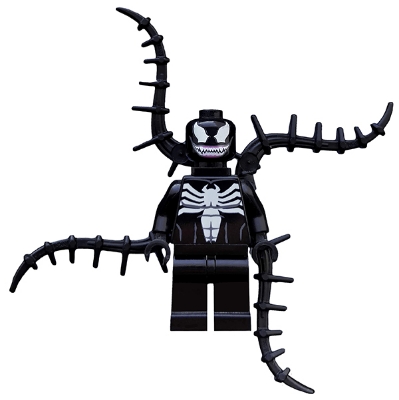 Venom - White Teeth Together, 4 Back Appendages Spiked