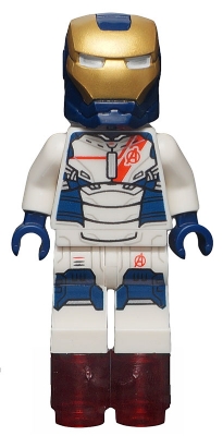 Iron Legion - Trans-Neon Orange Head, Helmet with Visor