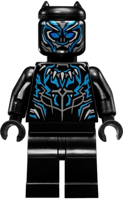 Black Panther - Metallic Light Blue Highlights