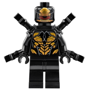Outrider - Extended Arms, Torso with Long Dark Bluish Gray Tips at Neck