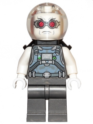 Mr. Freeze, Pearl Dark Gray, Neck Bracket with 4 Angled Handles