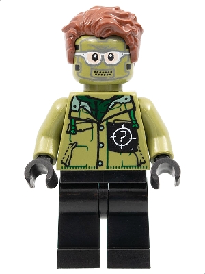 The Riddler - Olive Green Jacket