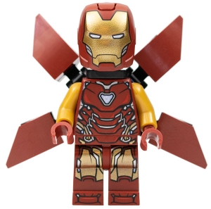 Iron Man - Mark 85 Armor, Large Helmet Visor, Wings