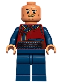 Wong - Dark Red Robe, Dark Blue Legs