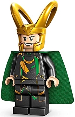 Loki - Pearl Dark Gray Suit, Cloth Cape