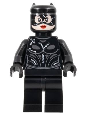 Catwoman - Black Stitched Suit and Mask