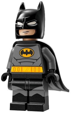 Batman - Dark Bluish Gray Suit, Flexible Rubber Cape