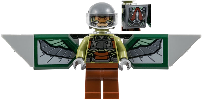Falcon (Joaquín Torres) - Backpack and Wings with Stickers