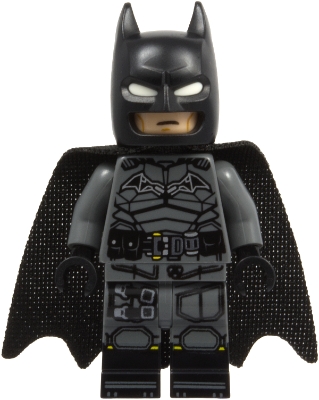 Batman - Dark Bluish Gray Suit, Cowl with White Eyes, Black Boots