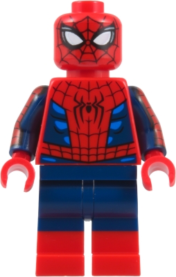 Spider-Man, Suit with Bue 'Ribs', Plain Legs