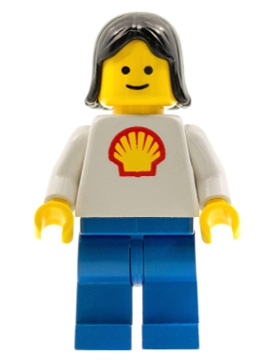 Shell - Classic - Blue Legs, Black Female Hair
