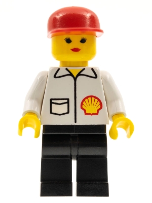 Shell - Jacket, Black Legs, Red Cap, Female