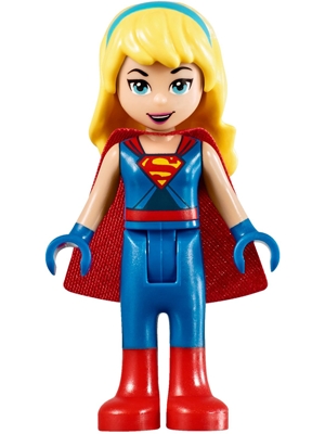 Supergirl - Blue Legs and Red Boots, Blue Gloves