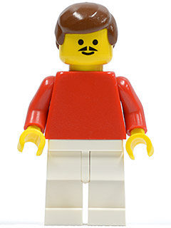 Soccer Player Red/White Team Player 1