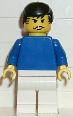 Soccer Player Blue/White Team Player 3
