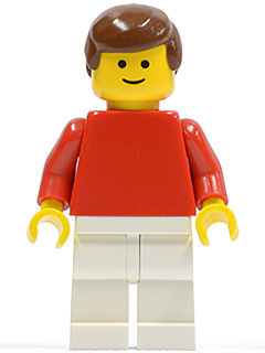 Soccer Player Red/White Team Player 4
