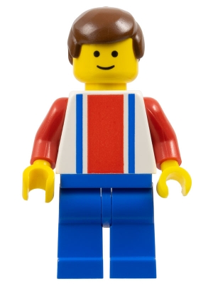 Soccer Player - Red, White, and Blue Team with Number 7 on Back