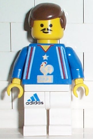 Soccer Player French Team, White Legs Player 5