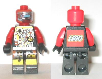 UFO Droid - Red with LEGO Logo on Back (Techdroid 2)