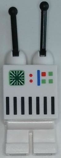 Classic Space Droid - White with Computer Panel (The Visitor's Droid)