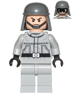 Imperial AT-ST Pilot / Driver (Plain Helmet, Dual Sided Head)