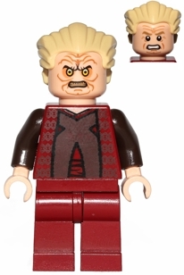 Chancellor Palpatine - Dark Red Outfit, Legs, Tan Hair