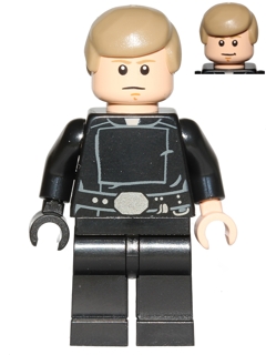Luke Skywalker - Jedi Master, Dark Tan Smooth Hair