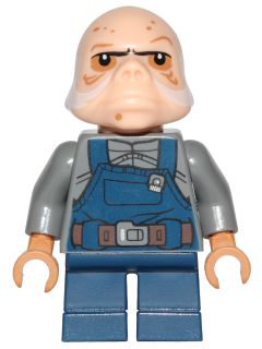 Ugnaught - Dark Blue Overalls and Short Legs