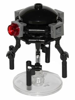 Imperial Probe Droid - Dark Bluish Gray Sensors, Dark Bluish Gray Round Plate Inside