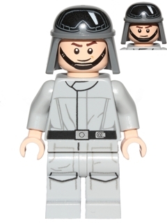 Imperial AT-ST Driver (Helmet with Printed Goggles, Light Bluish Gray Jumpsuit, Printed Legs)