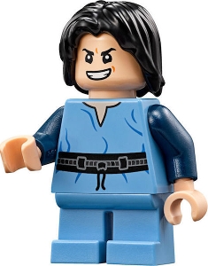 Boba Fett, Young - Medium Blue Shirt, Light Nougat Head