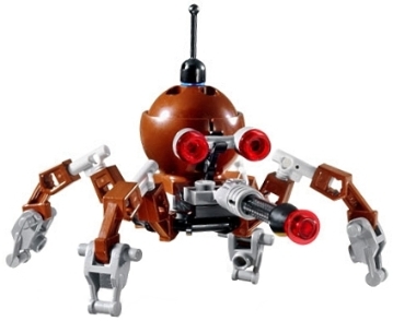 Dwarf Spider Droid - Reddish Brown Dome