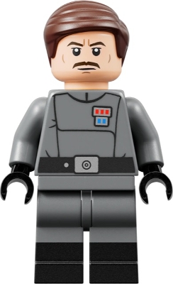 Admiral Wullf Yularen - Dark Bluish Gray Uniform, Dark Brown Hair