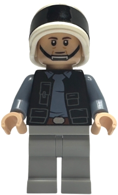 Rebel Fleet Trooper - Male, Vest with Pockets, Black Neck, Dark Brown Eyebrows