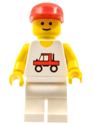 Trucker - White Legs, Red Cap