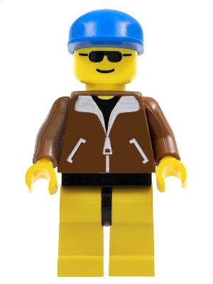 Jacket Brown - Yellow Legs, Blue Cap