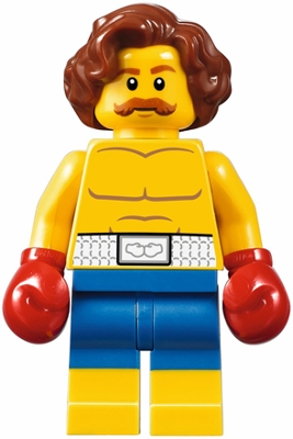 Boxer, Wavy Reddish Brown Hair