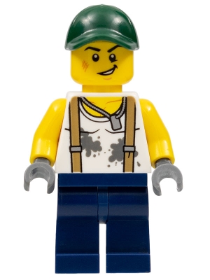 Mechanic - Dark Green Cap, Dark Blue Legs