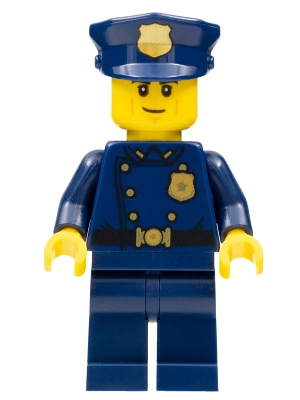 Police Officer, Smirk (1940s Era)