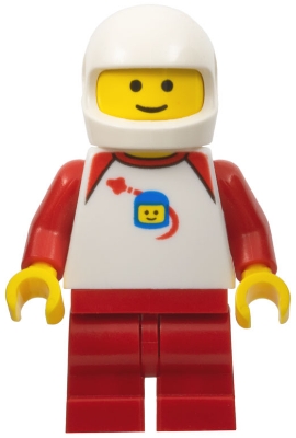 Child - Classic Space Shirt with Red Sleeves, Red Medium Legs, White Helmet