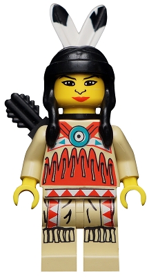 Indian 4 - Female, Black Quiver